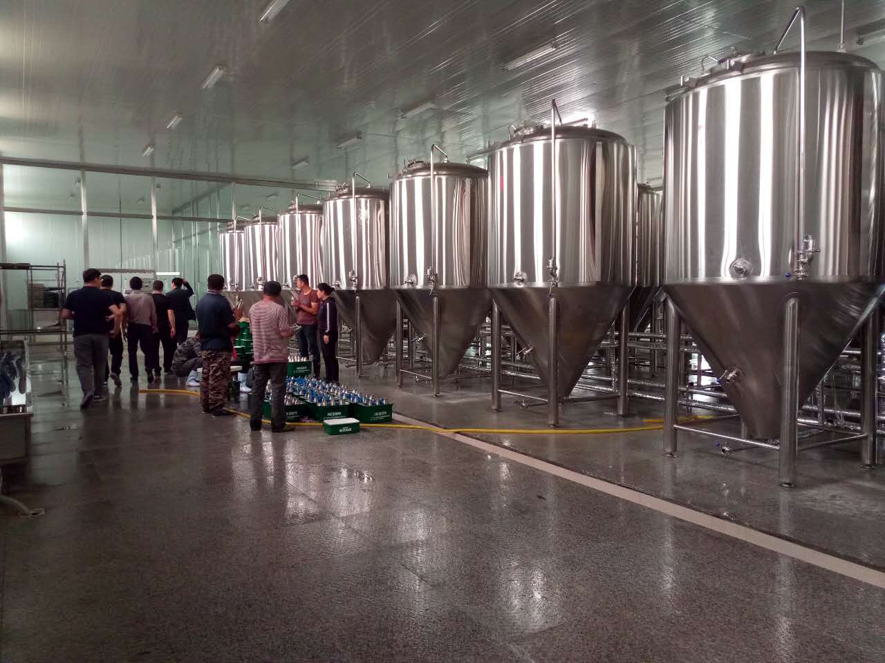 啤酒廠發(fā)酵設備-山東豪魯